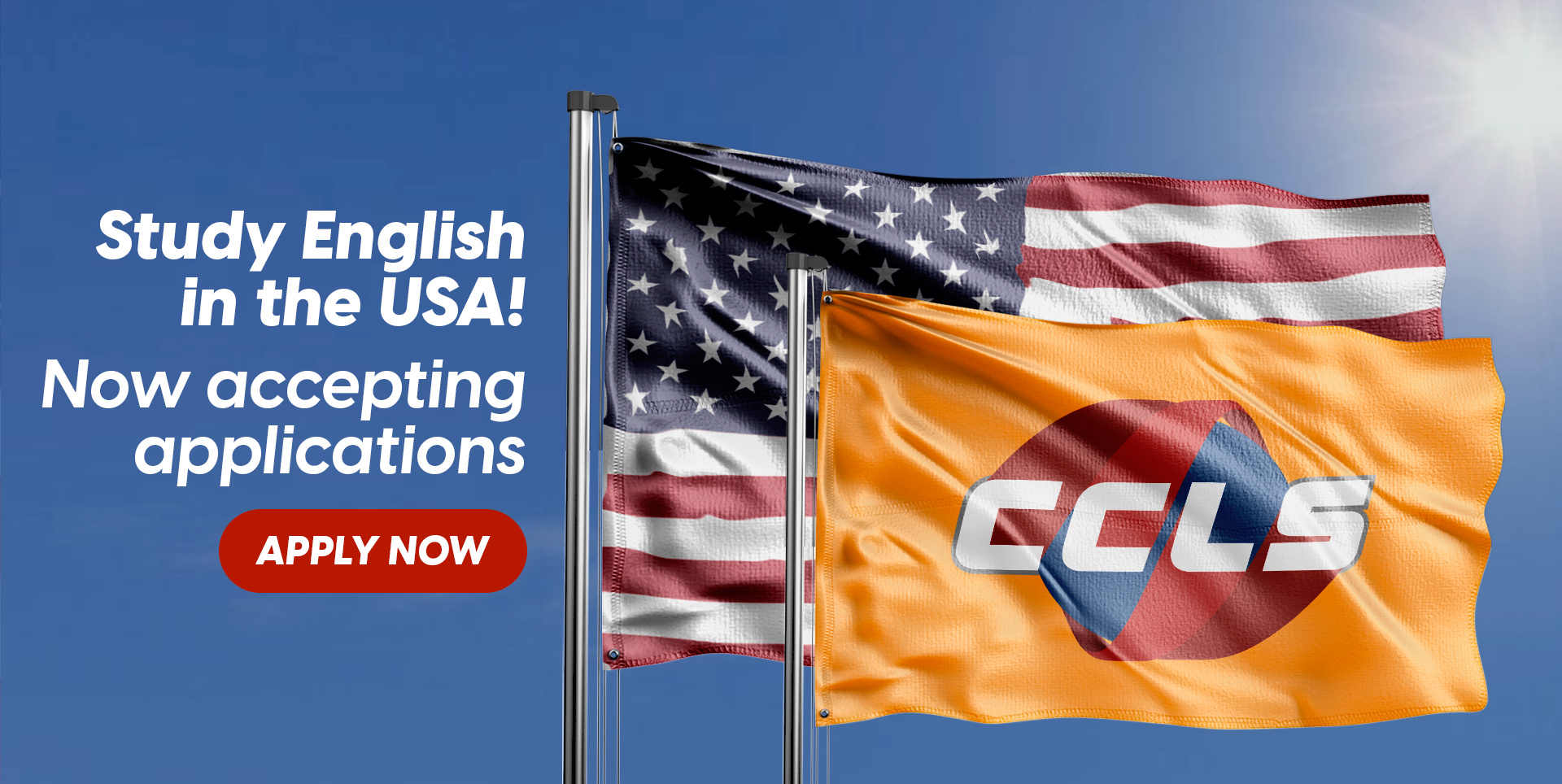 Study English in the USA! Now accepting applications.